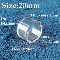 아크릴관 pvc배관자재1~ 10Pcs 20/25/32mm 투명 아크릴 엔드 캡 파이프 커넥터 수족관 물고기 탱크 물 공급, 01 20mm Cap_03 10pcs