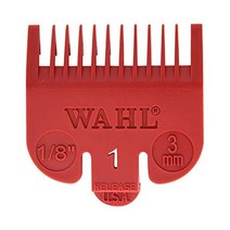 WAHL 왈 클리퍼 바리깡 Professional 빗 부착물 No.1 레드