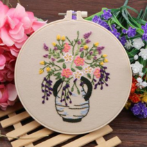 프랑스자수 DIY 패키지, 30 꽃내음 20cm, 1개