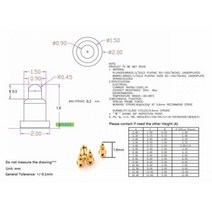 5-100 개 포고 핀 커넥터 배터리 스프링로드 접점 SMD PCB 1.6 1.8 2 3 4 5 6 7 8 9 10 10.5 22mm 테스트 프로브, Height 1.6mm_100pcs | 남성 삽입
