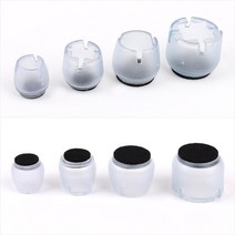 펠트캡 커버 쇼파 펠트발캡 발 2개 다리커버 사무용 의자다리 보호 소파 다리받침, 원형 소