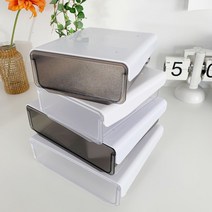 히든서랍 책상 정리 부착식 미니 정리함, 테이블서랍 화이트 M