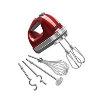 키친에이드 터보 비터 II 전문가 거품기 9단 핸드믹서, Candy Apple Red