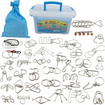 교육완구 느티나무 목재 3D 입체퍼즐 고리풀기 두뇌 트레이닝 놀이교구, 고리풀기 37종 세트, 1개