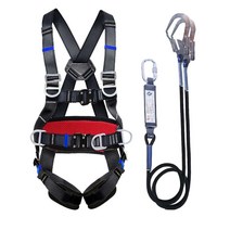 전체식 안전벨트 상체식 더블 죔줄 건설용 주상용, 안전벨트 - 연결 싱글 고리 2.7M, 1개