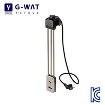 지와트 이동형 전기 온수기 히터 2KW 3KW 터보히터 돼지꼬리 WAT-520A 530A, WAT-530A (3KW)