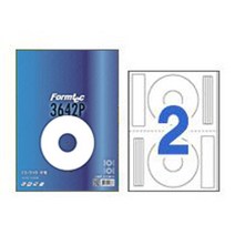 폼텍 잉크젯 CD/DVD라벨 IS-3642P 20매 118(41)mm, 없음