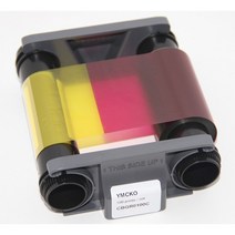 Evolis-CBGR0100C YMCKO 리본 카세트 100 인쇄 5 패널 Badgy100 Badgy200 id 카드 프린터, [01] CBGR0100C YMCKO