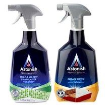 아스토니쉬 기름때 제거 클리너 750ml + 곰팡이 제거 클리너 750ml, 1세트