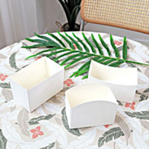 토스트 트레이 화이트 3종 [50매], □형-가로10x세로6x높이6