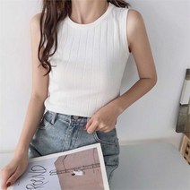 오노마 오노마 ONM 여름 이너 웨어 니트 민소매 슬리브리스 데일리 코디 (8946047)
