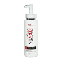 300ml 샴푸 MMK 매직 마스터 케라틴 퓨리파잉 샴푸 헤어 케라틴 트리트먼트 스트레이트 헤어|Hair & Scalp Treatments|, 1개, Keratin and Shampoo