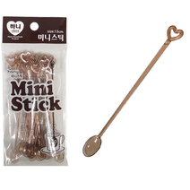 일회용 커피스푼 미니스틱 13cm 20개입 티스푼 단품, 1개