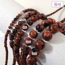[51-028]원석(라운드) 4/6/8/10/12mm 청사금석+사금석 [0.5줄], 6mm