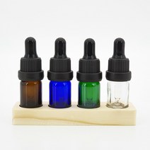 패밀리리빙 갈색 유리 공병 잠금캡 스포이드 아로마 오일 화장품 5ml B_스포이드5ml_파랑