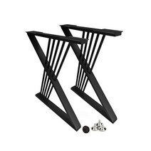 ZSYHCX 테이블 다리 금속 다리 튼튼한 책상 2개 세트 DIY 산업용 가구 다이닝 71cm 주철 컴퓨터 색상: A 사이즈: x 61cm 487580