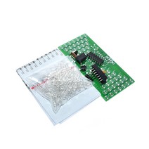 5V 전자 모래 시계 DIY 키트 재미있는 전기 생산 정확한 LED 램프 더블 레이어 PCB 보드 8440mm, 한개옵션0