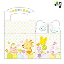 CRW136947가꿈 5000 팬시 포장박스 꼬마동물 (4개입) (NO.509)