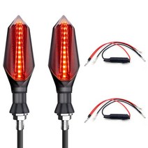 2pc 12 LED 턴 시그널 오토바이 라이트 야마하 tdm 850 혼다 x4 스즈키 v 스트롬 650 KTM 50cc 모토 액세서, 13 HON-2PCS-000