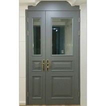 예나의창 비대칭양개 중문 유색도장문 K20-56, 문틀180mm세트