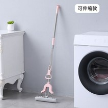 호환 강력한 흡수성 범용 스폰지 걸레 헤드 접착제 면 가정 청소 도구 교체 소프트 롤러 28cm, 02 파란, 02 파란