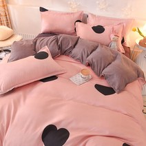 이스턴킹 칼킹 라지킹 빅사이즈침구 만화 듀벳 커버 침구 세트 플랫 시트 베개 소녀 남아 침대 린넨