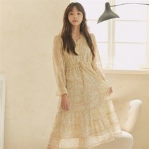 로엠 NC09 [블루밍]V넥 맥시원피스 RMOWB24RQV