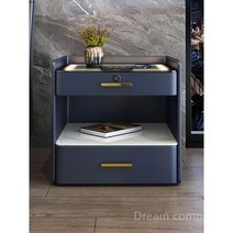 무선 충전 조명 협탁 침대 사이드 거실 테이블 북유럽 인테리어 디자인, 모델, 화이트+삼색조명+무선충전기