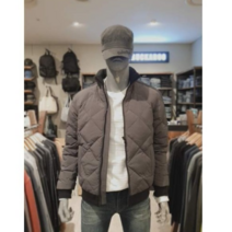 버커루 [특가전] [BUCKAROO JEANS] 최고의 상품 [매장판매1위] 초경량 남성 스웨이드 전판 배색 바이커 ST 다운점퍼 간지점퍼