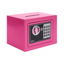 [갤러리아백화점금고] 아이이피 미니 디지털 가정용 금고 SF700, 핑크