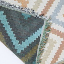 보헤미안 러그 양면사용 이불 캠핑 차박 이불 카페트 덮개