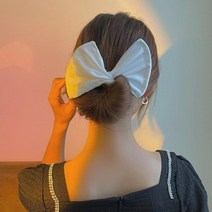 기타헤어소품 파마약 헤어클립1PC Deft Hair Bun 머리띠 헤어 클립 패션 편리한 발톱 스타일링 도구 여성용, 01 White