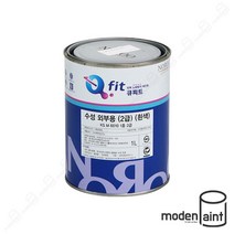 노루페인트 수성 외부 1L 실내외 벽면 담장 페인트, 백색, 1000ml