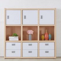 원룸책장 폭좁은책장 거실서재 G3111 9칸 멀티 1200 4colors 책꽂이 오픈 공간, 화이트