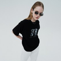 앤커버 3D N 로고 티셔츠-블랙 - BLACK 127453
