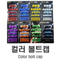 오토바이 볼트 커버 캡 튜닝 컬러 커버 가드 TMAX NMAX XMAX 포르자 PCX, (선택1번)오토바이볼트커버(레드)