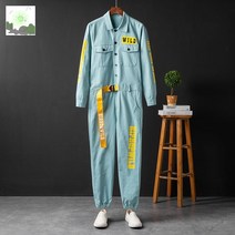 남성점프슈트 힙합 의류 캐주얼 스타일 자켓