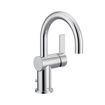 Moen 6221BG CIA 컬렉션 싱글 핸들 욕실 세면대 수전 브러시드 골드, Chrome_Standard Faucet