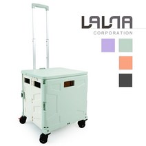 랄라 360도 4바퀴 접이식카트 L, 360도 랄라폴딩카트 L사이즈(베이비민트크림)), 1개