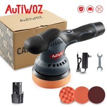자동차 광택기 AUTIWOZ 무선 브러시리스 듀얼 액션 12V 배터리 포함 5800rpm, [01] Polisher Kit, [01] 220 볼트 230 볼트