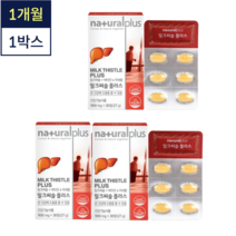 [오늘발송] 간 건강 밀크씨슬 실리마린 1개월분 밀크시슬 남성 회사원 피로 간 회복 간에 좋은 음식 효능 영양제 밀크씨슬 30 캡슐