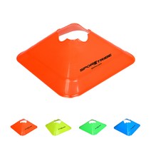 스포츠트라이브 사각 접시콘세트 10개입, 옐로우