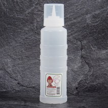 투명 잘라쓰는 1구뚜껑 소스병 미니 플라스틱 오일 만능소스병 케찹병 업소용 소스통, 대 [600ml]