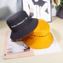 폼폼밀짚모자 여성 겨울 가을 양면 착용 썬캡 여제 큐트 스윗 벙거지모자