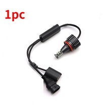 bmw키케이스 키링 악세사리 120W 6000K 화이트 H8 LED 천사 눈 링 마커 전구 BMW 5 시리즈 E60 E61 LCI 제논 헤드 라이트 2008-2010, [02] 1pc white color