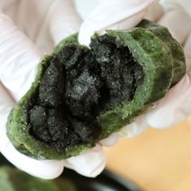 진도 해풍 쑥송편 흑임자송편 녹두송편 깨송편, 흑임자 (15-17개)