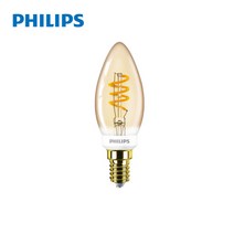 필립스 LED 3.5W 2.5W E14 에디슨 꼬마 전구 촛대구 백열 램프 촛불 전구색 디밍, 필립스 LED 에디슨 촛대구 2.5W 디밍