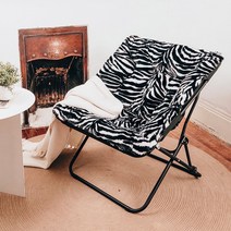 1인용 리클라이너 소파 수면 안락 모던 낮잠 쿠션 접이식 인테리어 휴식 원룸 사무실 기숙사, 지브라