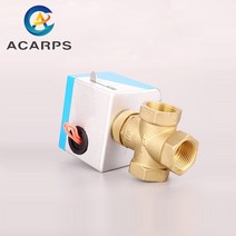 배관 밸브 전동 황동 글로브 밸브 DN20 DN25 2 와이어 AC 220V 3 방향 정지 차단, 01 DN20_01 220VAC