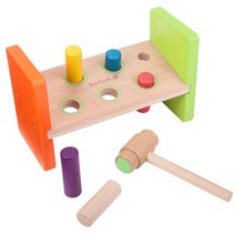 유아 원목 망치놀이 구멍 끼우기 장난감 어린이날선물 24개월 남아 망치장난감 18개월 아기